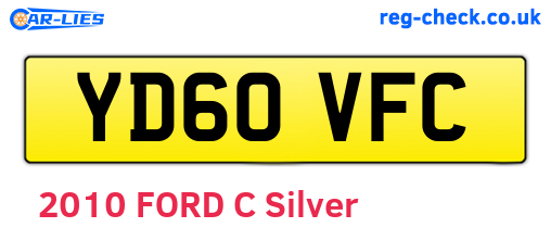 YD60VFC are the vehicle registration plates.