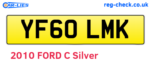 YF60LMK are the vehicle registration plates.