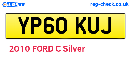 YP60KUJ are the vehicle registration plates.