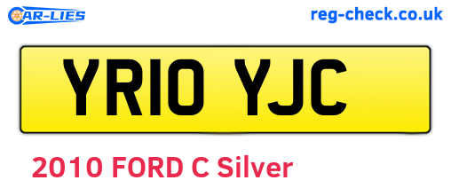 YR10YJC are the vehicle registration plates.