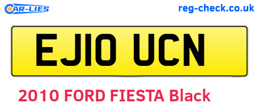 EJ10UCN are the vehicle registration plates.