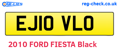 EJ10VLO are the vehicle registration plates.