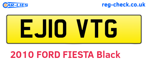 EJ10VTG are the vehicle registration plates.
