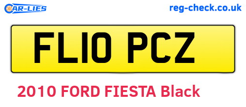 FL10PCZ are the vehicle registration plates.