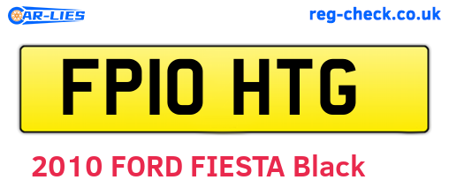 FP10HTG are the vehicle registration plates.