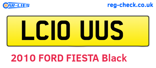 LC10UUS are the vehicle registration plates.