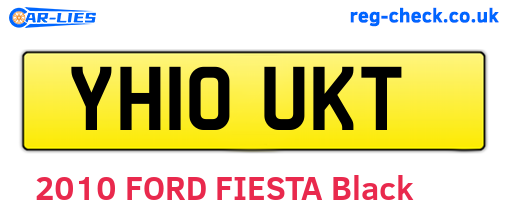 YH10UKT are the vehicle registration plates.