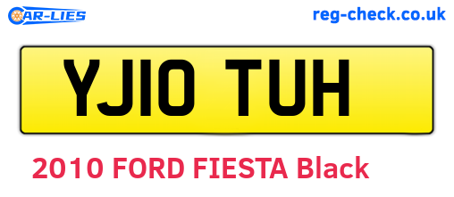 YJ10TUH are the vehicle registration plates.