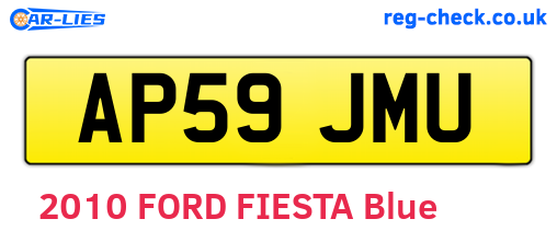 AP59JMU are the vehicle registration plates.