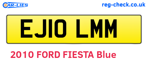EJ10LMM are the vehicle registration plates.