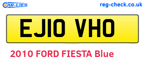 EJ10VHO are the vehicle registration plates.