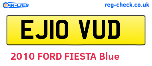 EJ10VUD are the vehicle registration plates.