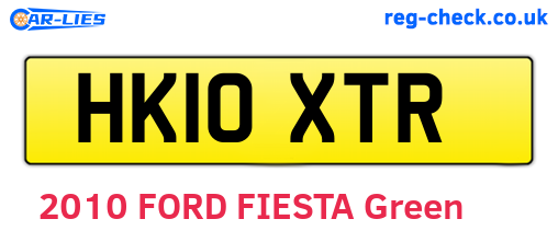 HK10XTR are the vehicle registration plates.
