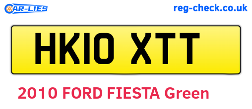 HK10XTT are the vehicle registration plates.