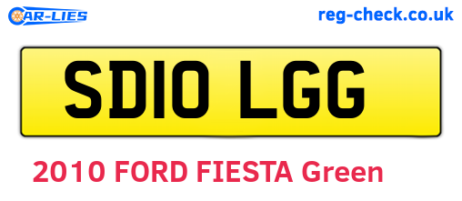 SD10LGG are the vehicle registration plates.