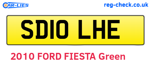 SD10LHE are the vehicle registration plates.