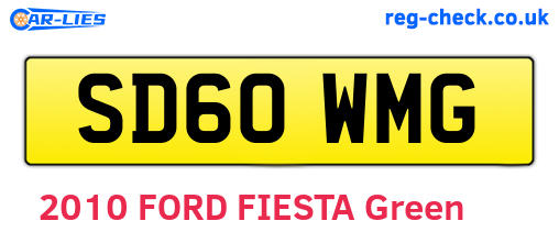 SD60WMG are the vehicle registration plates.