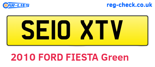 SE10XTV are the vehicle registration plates.