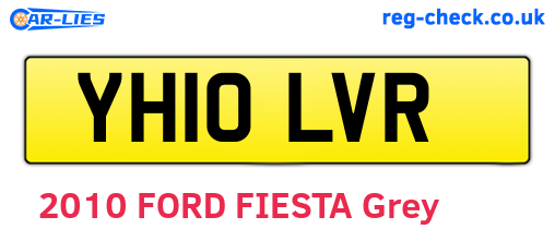YH10LVR are the vehicle registration plates.