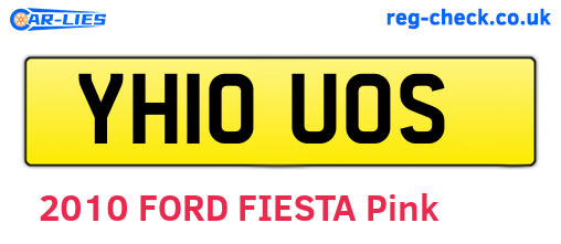 YH10UOS are the vehicle registration plates.
