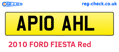 AP10AHL are the vehicle registration plates.