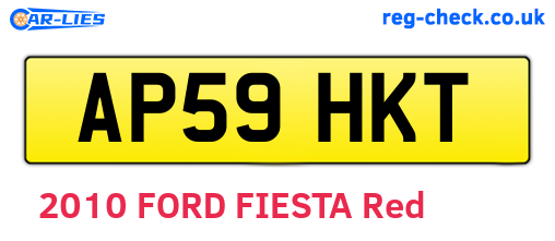 AP59HKT are the vehicle registration plates.