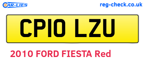 CP10LZU are the vehicle registration plates.