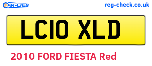 LC10XLD are the vehicle registration plates.