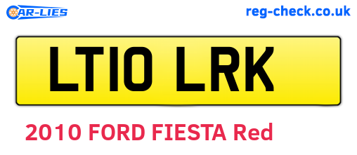 LT10LRK are the vehicle registration plates.