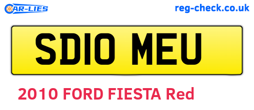SD10MEU are the vehicle registration plates.