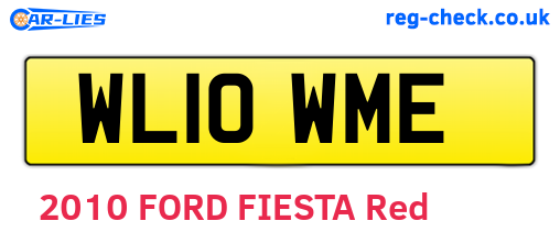 WL10WME are the vehicle registration plates.