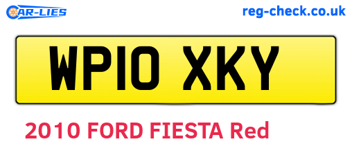 WP10XKY are the vehicle registration plates.