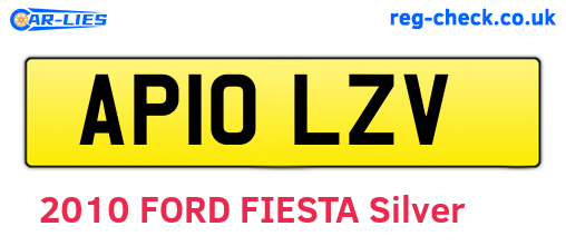 AP10LZV are the vehicle registration plates.