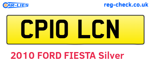 CP10LCN are the vehicle registration plates.