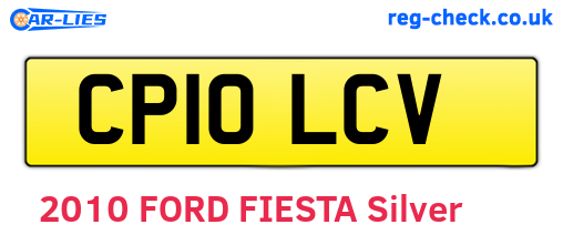 CP10LCV are the vehicle registration plates.