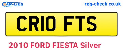 CR10FTS are the vehicle registration plates.