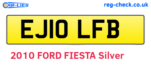 EJ10LFB are the vehicle registration plates.