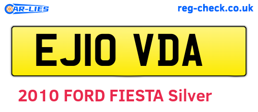 EJ10VDA are the vehicle registration plates.