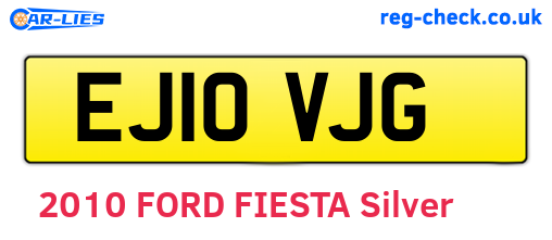 EJ10VJG are the vehicle registration plates.