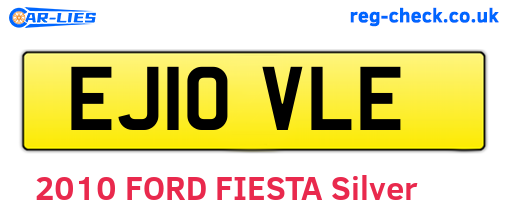 EJ10VLE are the vehicle registration plates.