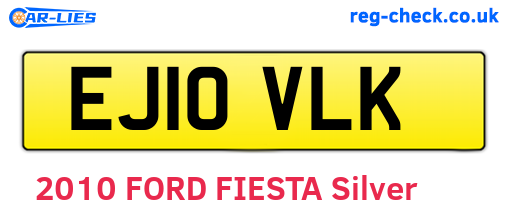 EJ10VLK are the vehicle registration plates.