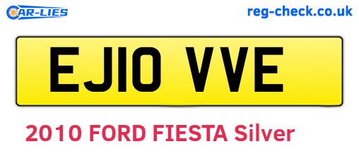 EJ10VVE are the vehicle registration plates.