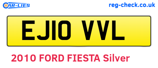 EJ10VVL are the vehicle registration plates.