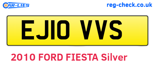 EJ10VVS are the vehicle registration plates.