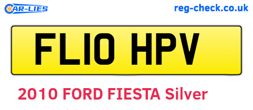 FL10HPV are the vehicle registration plates.