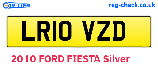 LR10VZD are the vehicle registration plates.