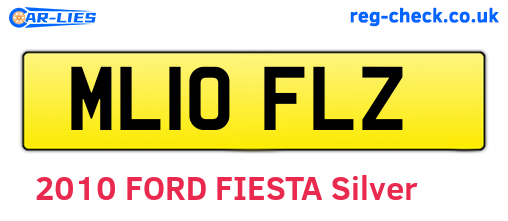 ML10FLZ are the vehicle registration plates.