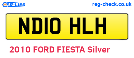 ND10HLH are the vehicle registration plates.