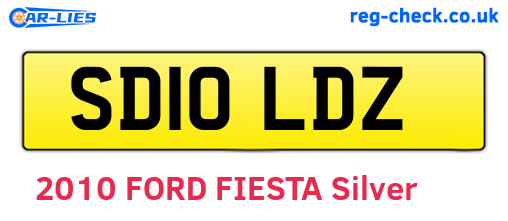 SD10LDZ are the vehicle registration plates.
