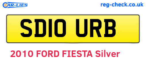 SD10URB are the vehicle registration plates.